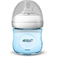 Los mejores  - Philips Avent Biberón Natural SCF032-17 - Biberón de 125 ml con tetina con flujo para recién nacidos- diseñada para…